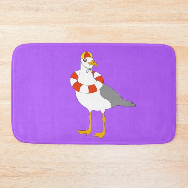 Item preview, Seagull Lifesaver on Purple designed and sold by Digitaldingo.