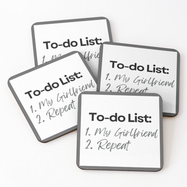 Item preview, To-do List: My Girlfriend designed and sold by SmileWit.