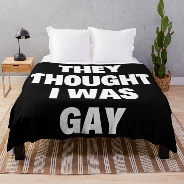 Item preview, They Thought I Was Gay Funny LGBTQ Sayings designed and sold by chetan786.