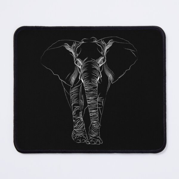 Item preview, Elephant Dot line Art Portrait Sketch Drawing designed and sold by spherevilla.