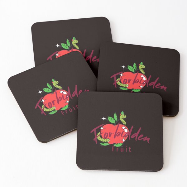 Item preview, Forbidden Fruit Elegant boutique vintage red apple design designed and sold by CoolSquidDesign.