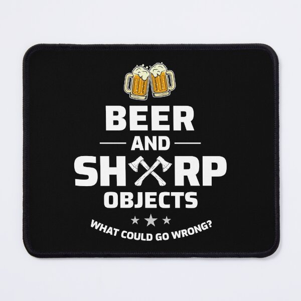 Item preview, Axe Throwing Thrower Hatchet Lumberjack Beer designed and sold by CuteDesigns1.