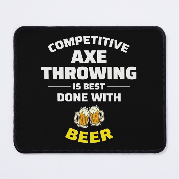 Item preview, Axe Throwing Thrower Hatchet Lumberjack Beer designed and sold by CuteDesigns1.