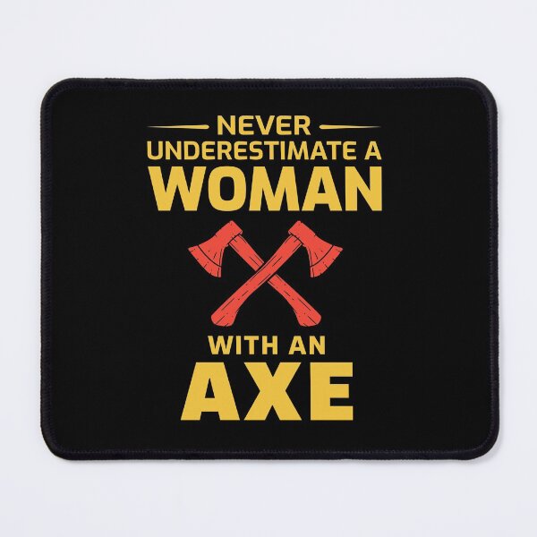 Item preview, Axe Throwing Girl Thrower Hatchet Lumberjack Funny designed and sold by CuteDesigns1.