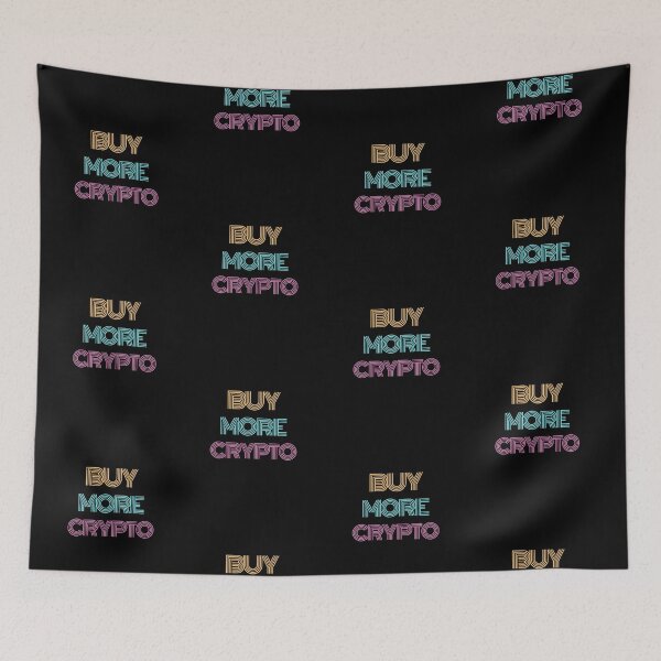 Item preview, Buy More Crypto Bitcoin BTC Cryptocurrency Simple Text designed and sold by Bitcoin-Fashion.