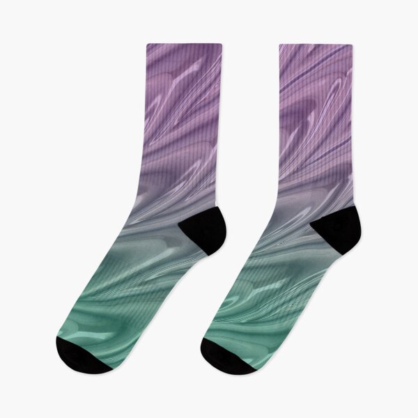 Item preview, Shiny Abstract Arched Pattern with a Subtle Green Purple Gradient Ombre Tie Dye Overlay designed and sold by AliCatOriginals.