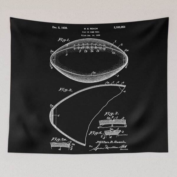 Item preview, American Football Patent 1939 designed and sold by LadyMay Vintage.