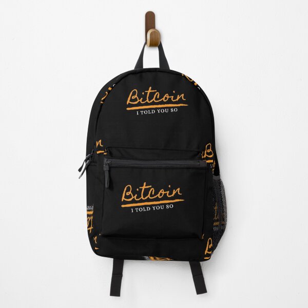 Item preview, Bitcoin I told you so HODL BTC Cryptocurrency Simple Text designed and sold by Bitcoin-Fashion.