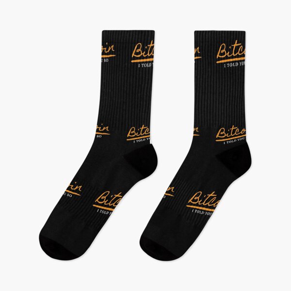 Item preview, Bitcoin I told you so HODL BTC Cryptocurrency Simple Text designed and sold by Bitcoin-Fashion.