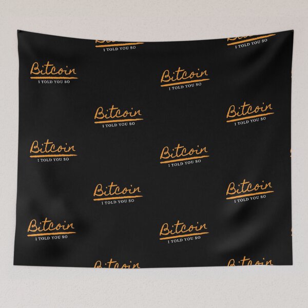 Item preview, Bitcoin I told you so HODL BTC Cryptocurrency Simple Text designed and sold by Bitcoin-Fashion.