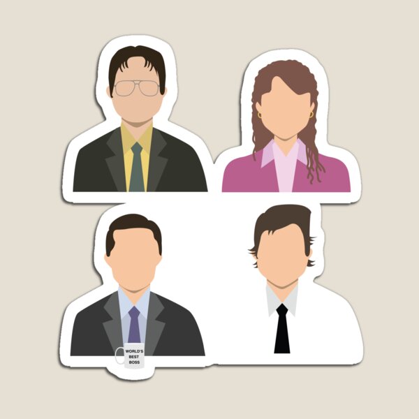 Item preview, Dwight, Pam, Michael, Jim designed and sold by hiledwards.