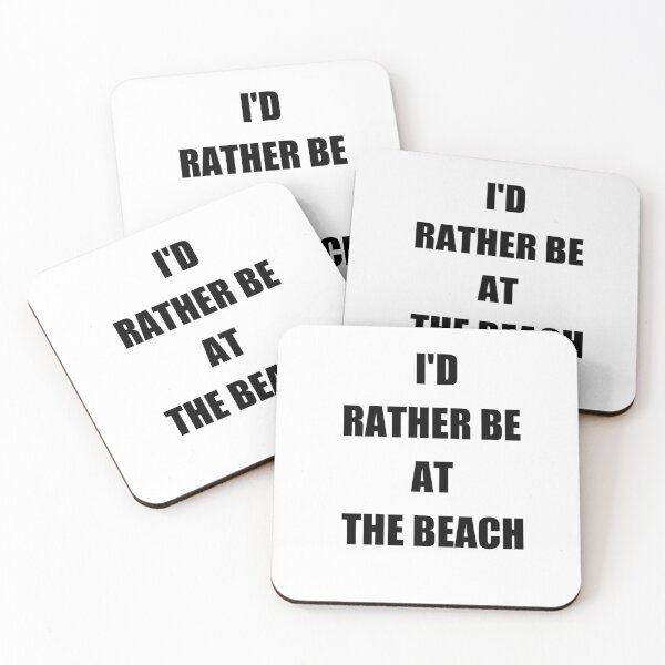 Item preview, I'D Rather Be At The Beach designed and sold by Andersong.