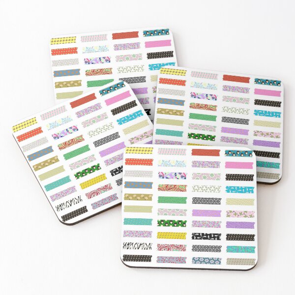 Item preview, Assorted Washi tape Stickers by Connie Hunt, aka Tutu08 designed and sold by Tutu08.