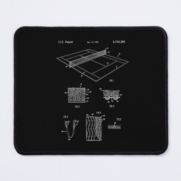 Item preview, Tennis Court Surface Patent 1982 designed and sold by LadyMay Vintage.