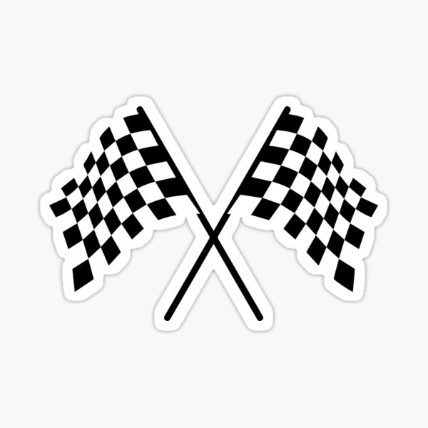 "Racing Flags" Sticker by Adolphe350 Redbubble