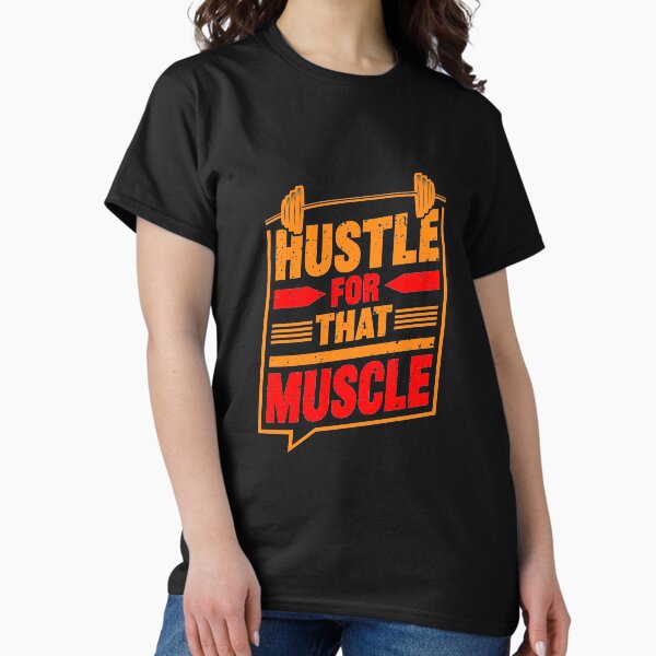 Item preview, Hustle for that Muscle designed and sold by BeeMeCreative.