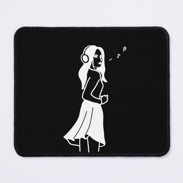 Item preview, The girl listening to music no.5 designed and sold by lovepoem7.