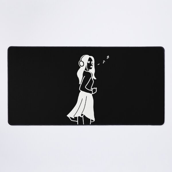 Item preview, The girl listening to music no.5 designed and sold by lovepoem7.