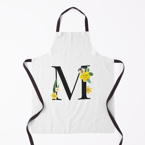 Item preview, Split Floral Letter Monogram | Personalized Flower Letter M designed and sold by BeeMeCreative.