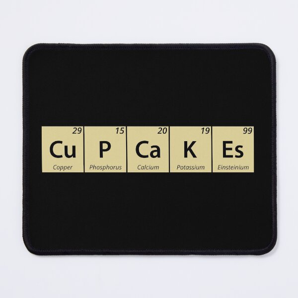Item preview, Cupcakes Chemistry Periodic Table Funny Humour designed and sold by CuteDesigns1.
