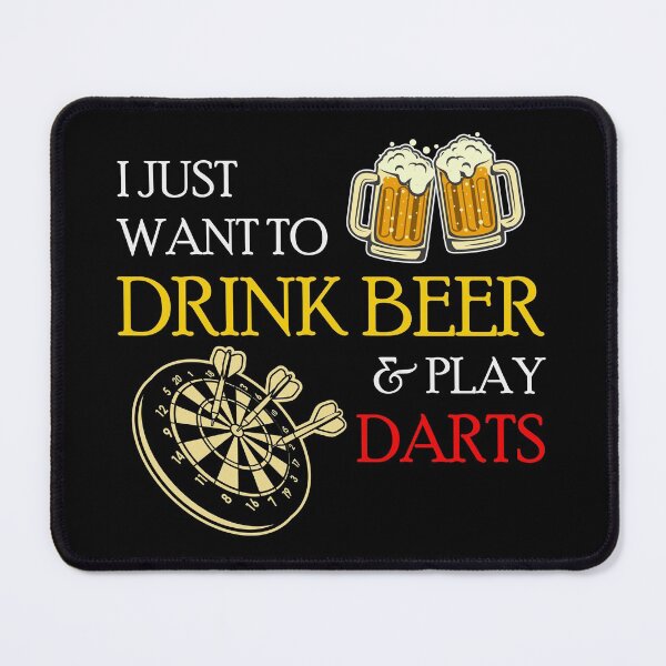 Item preview, Darts Players Bullseye Target Shooting Sport Beer designed and sold by CuteDesigns1.