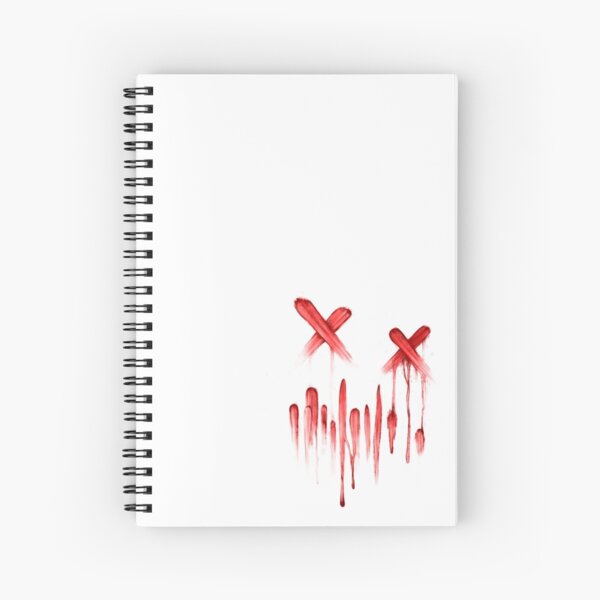 Grim Logo - Blood Spiral Notebook