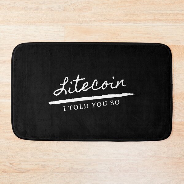 Item preview, Litecoin HODL LTC Cryptocurrency Simple Text designed and sold by Bitcoin-Fashion.