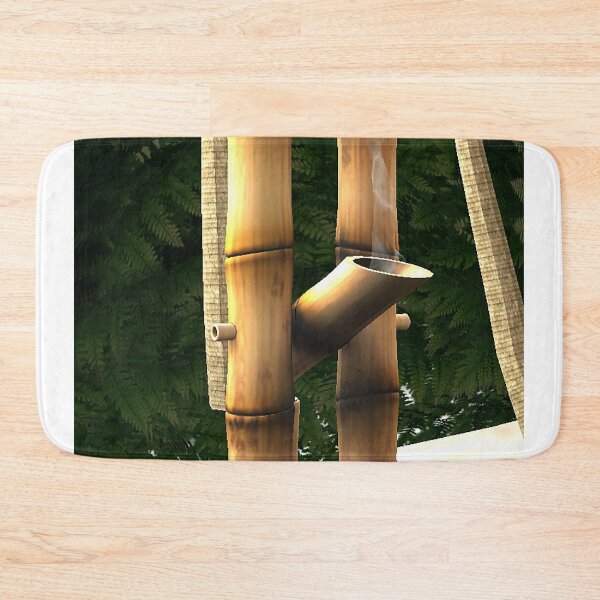 Item preview, bamboo fountain on a beach designed and sold by The Poette.