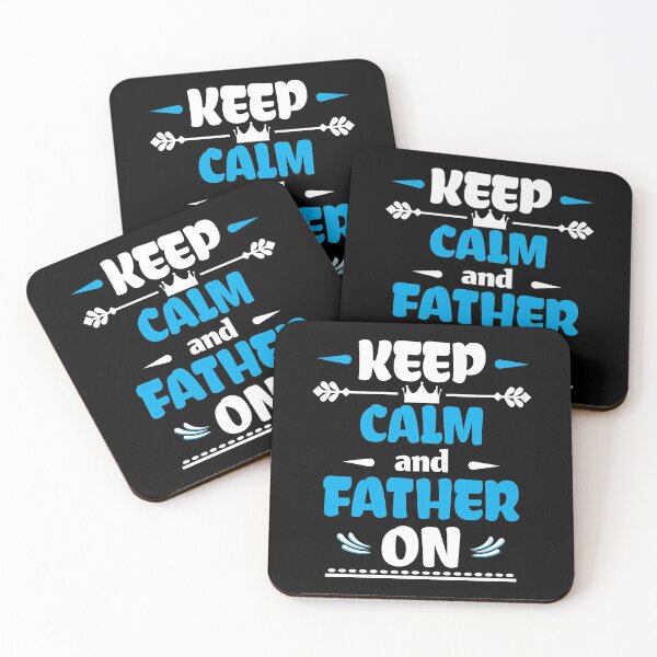 Item preview, Keep Calm and Father On designed and sold by BeeMeCreative.
