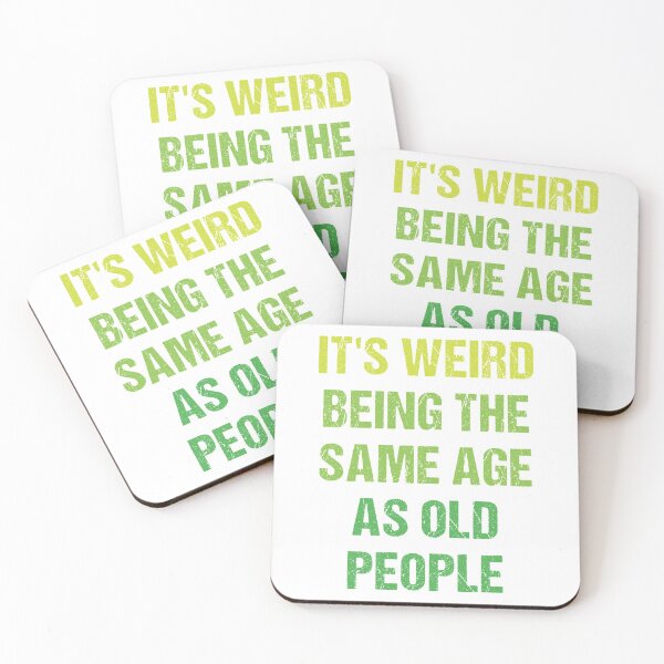 Item preview, It's Weird Being The Same Age As Old People Vintage Design Funny Old People Distressed designed and sold by naworas.