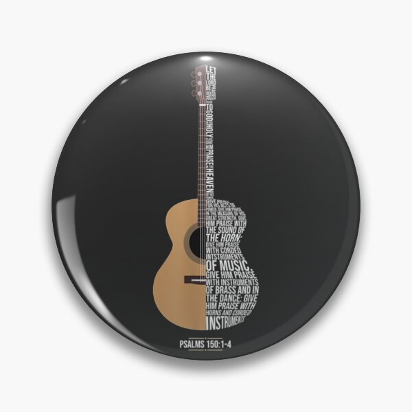 Item preview, Praise him with strings -Psalm 150- Acoustic Guitar Player designed and sold by Gcinn.