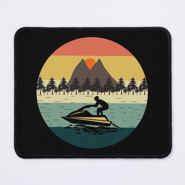Item preview, Jet Ski Water Sports Boat Sea Summer Beach Vintage Retro designed and sold by CuteDesigns1.