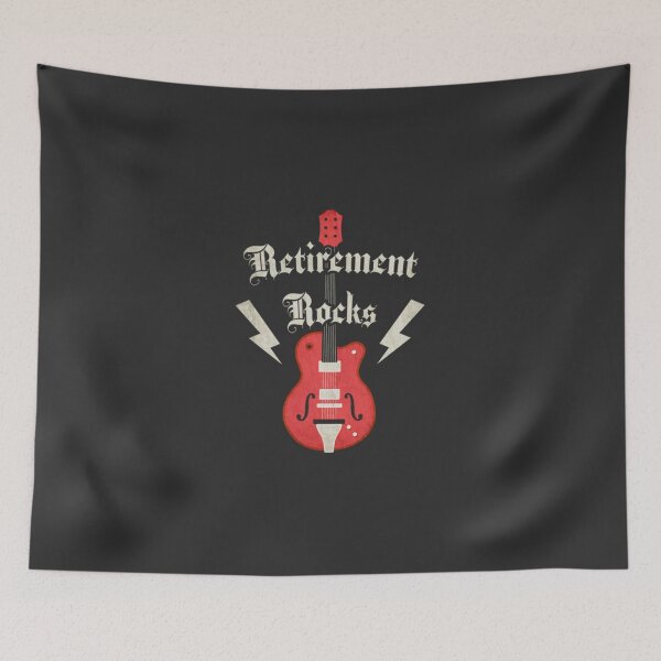 Item preview, Retirement Rocks Guitar Retiree Rocker Rock and Roll Music Musician designed and sold by Gcinn.
