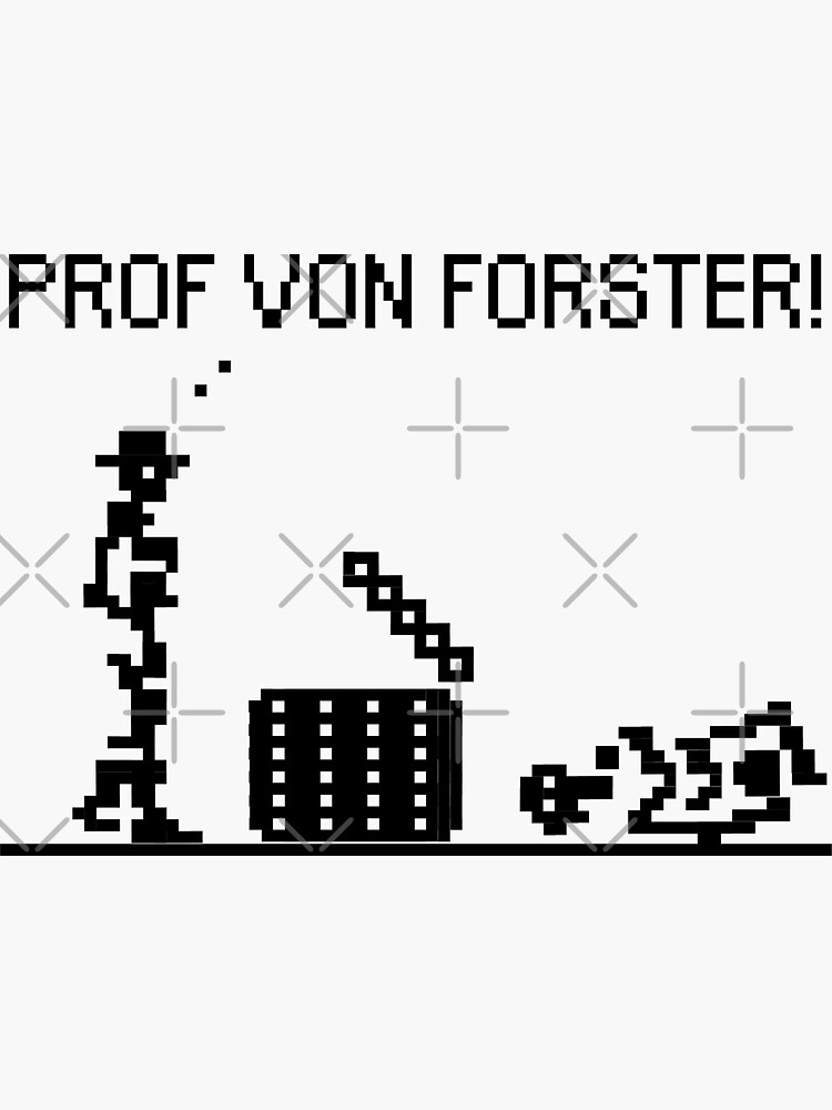 Thumbnail 3 of 3, Sticker, Aztec - Game Art Apple II / 2 designed and sold by ybotnosdirb.