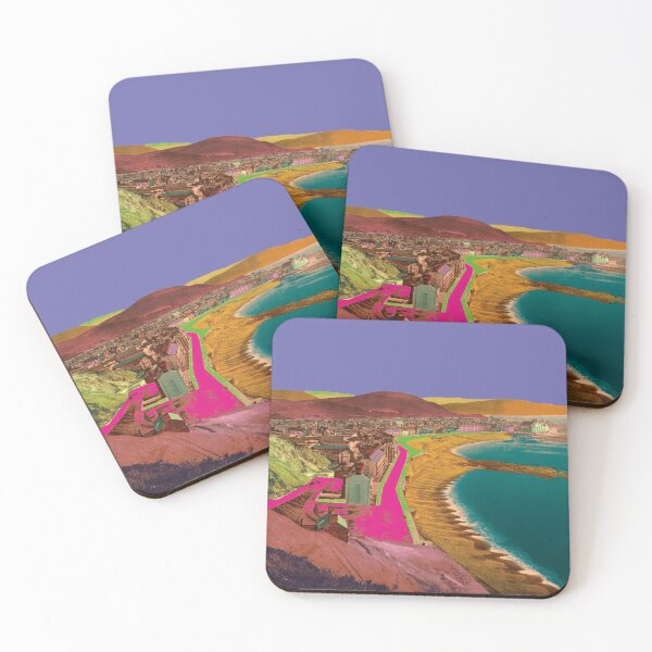 Item preview, vintage Aberystwyth seaside resort, Wales skyline designed and sold by Mauswohn.