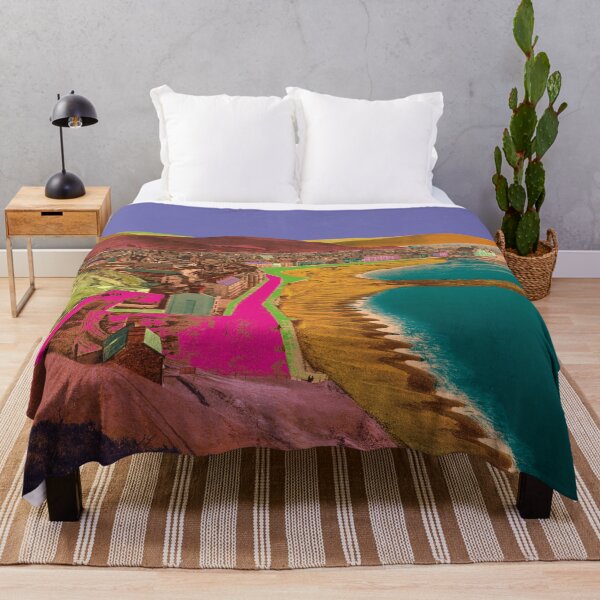 Item preview, vintage Aberystwyth seaside resort, Wales skyline designed and sold by Mauswohn.