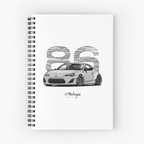 Item preview, GT86 whitegrey designed and sold by LaPlumeDeFleur.