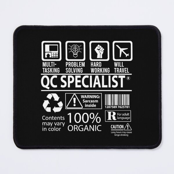 Item preview, Qc Specialist T Shirt - MultiTasking Certified Job Gift Item Tee designed and sold by killingworthhi.