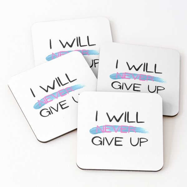 Item preview, i will never give up designed and sold by TThousand.