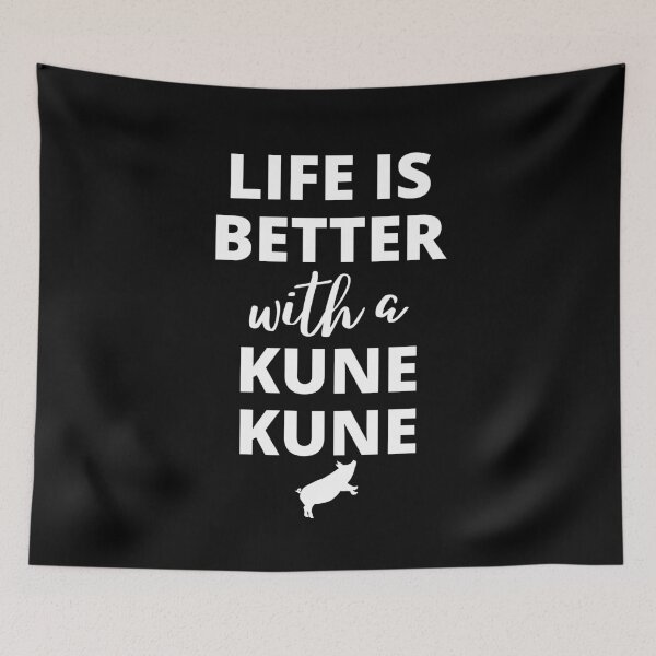 Item preview, Life is better with a KuneKune designed and sold by good vibes clothing.