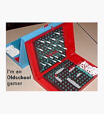 Oldschool gamer Photographic Print