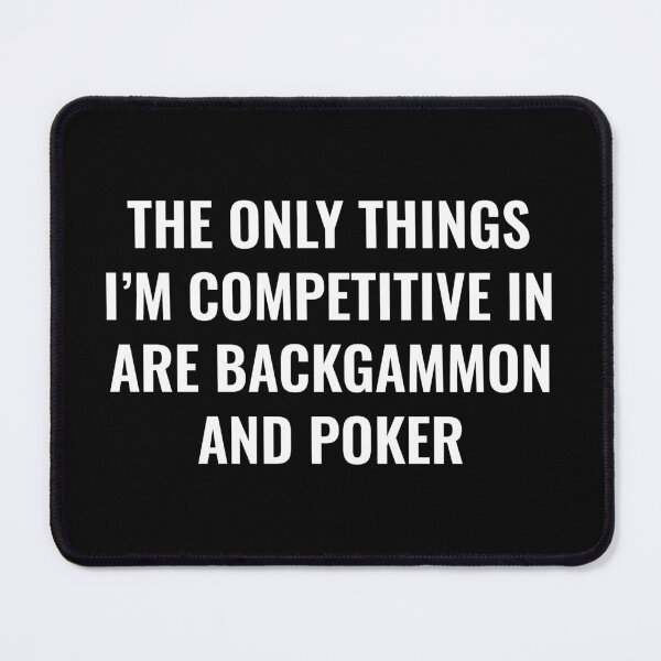 Item preview, Backgammon Poker Player Board Game Funny Gift designed and sold by CuteDesigns1.