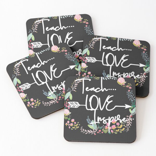 Item preview, Teach Love Inspire Teacher Inspirational Quote Motivation designed and sold by Gcinn.