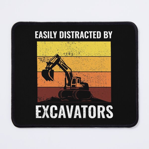 Item preview, Excavator Heavy Equipment Operator Vintage Retro Funny Sayings designed and sold by CuteDesigns1.
