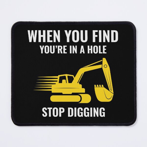 Item preview, Excavator Backhoe Heavy Equipment Operator Funny Sayings designed and sold by CuteDesigns1.