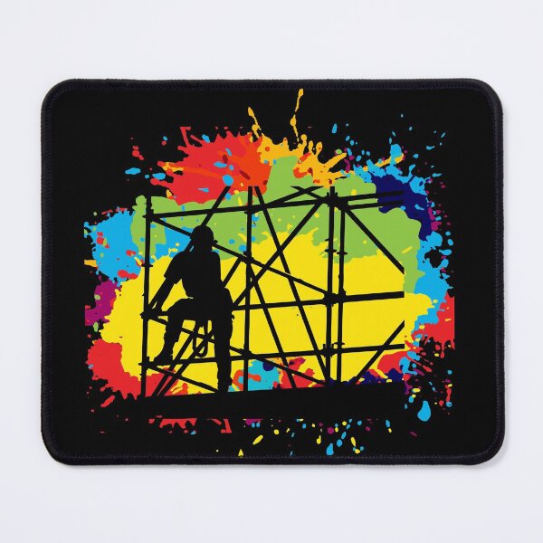 Item preview, Scaffolder Scaffold Builder Scaffolding Platform Worker Watercolour designed and sold by CuteDesigns1.