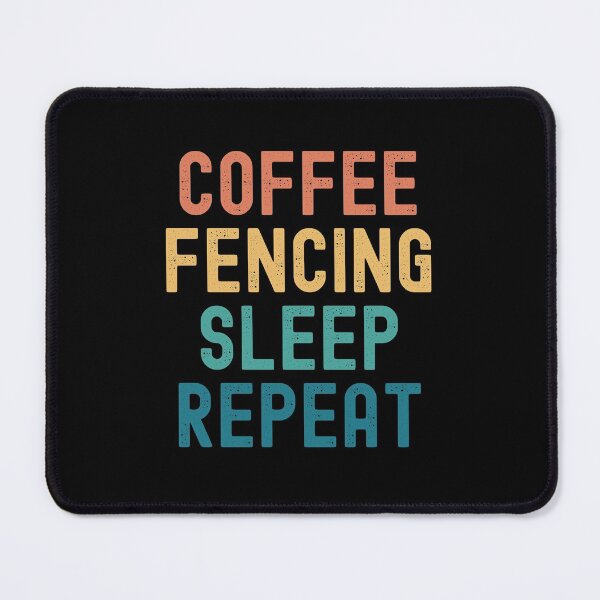 Item preview, Coffee Fencing Sleep Repeat - Funny Fencing & Coffee Gift designed and sold by kindxinn.