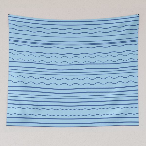 Item preview, Random Lines Striped Design Throw Pillow  04 designed and sold by blueocan.
