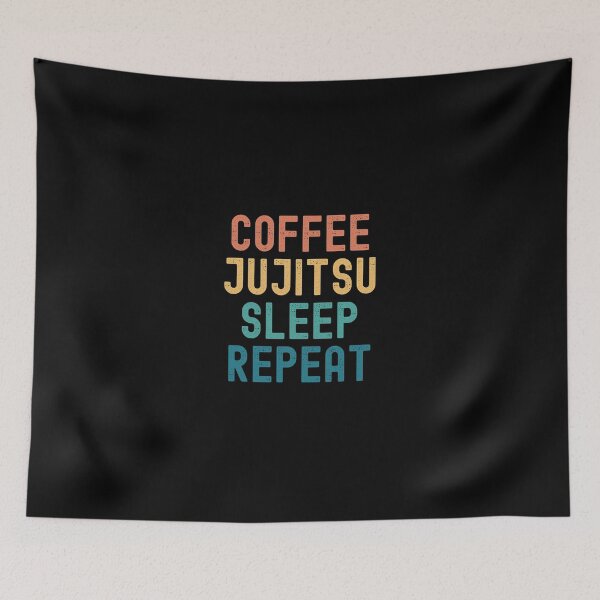 Item preview, Coffee Jujitsu Sleep Repeat - Funny Jujitsu & Coffee Gift designed and sold by kindxinn.