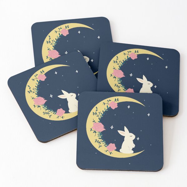 Item preview, Crescent moon rose rabbit  designed and sold by galax-C.